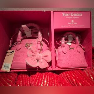 🎁Juicy Couture Vibrant Pink Handbag Duo